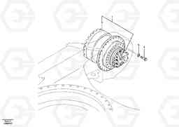 15258 Travel motor with mounting parts EC160B PRIME S/N 12001-, Volvo Construction Equipment