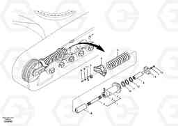 86874 Undercarriage, spring package EC160B, Volvo Construction Equipment