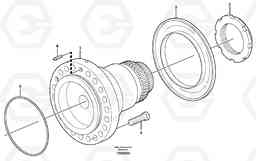 6292 Rear axle, Spindle support EW200B, Volvo Construction Equipment