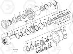 18896 Multi-disc brake, rear EW200B, Volvo Construction Equipment