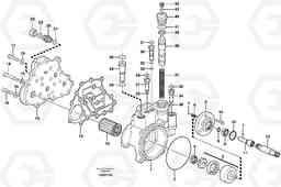 102355 Rear axle, Gear shift sensor EW160B, Volvo Construction Equipment