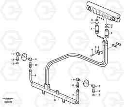27016 Central lubrication, tool bar L110E S/N 1002 - 2165 SWE, 60001- USA,70201-70257BRA, Volvo Construction Equipment