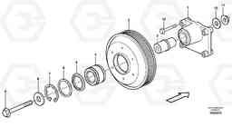 47677 Belt transmission, pulley EC360B PRIME S/N 15001-/85001- 35001-, Volvo Construction Equipment