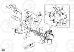 61938 Servo system, control valve to solenoid valve EW130, Volvo Construction Equipment