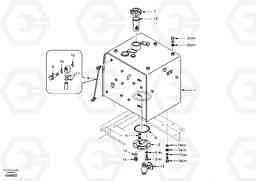 106468 Fuel tank with fitting parts EC210, Volvo Construction Equipment