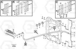 32216 Hydraulic system, sideshift BL71PLUS, Volvo Construction Equipment