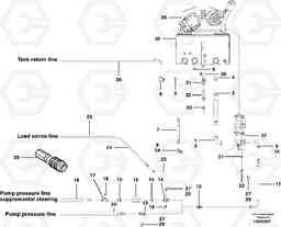 39240 Main hydraulic circuit - AWD G700 MODELS S/N 33000 -, Volvo Construction Equipment