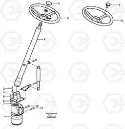 26947 Adjustable steering column EW180B, Volvo Construction Equipment