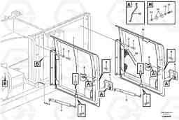 3771 Door left EW180B, Volvo Construction Equipment