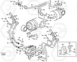 85223 Hydraulic system, tilt function L150D, Volvo Construction Equipment