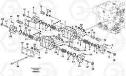 100033 Hydraulic valve, X2 EW200B, Volvo Construction Equipment