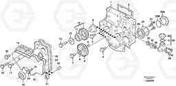 3783 Timing gear casing EW140 SER NO 1001-1487, Volvo Construction Equipment