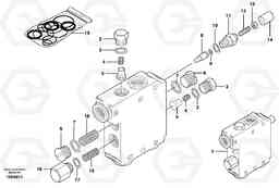 58813 Self level valve (optional) (eaton valve part number 39055-day) MC70B, Volvo Construction Equipment