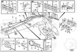 18541 Hydraulic system adjustable boom EW160B, Volvo Construction Equipment