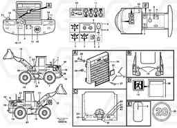 3072 Sign plates and decals L50D, Volvo Construction Equipment