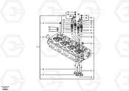 51074 Cylinder head EC60C, Volvo Construction Equipment