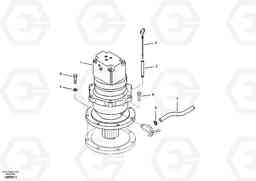 4418 Swing motor with mounting parts EW55B, Volvo Construction Equipment