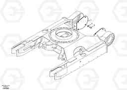 33232 Protective plate for travel motor EC55B, Volvo Construction Equipment