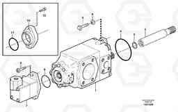 15444 Hydraulic pump with fitting parts L180D HIGH-LIFT, Volvo Construction Equipment