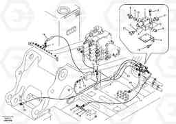 75661 Servo system, control valve to solenoid valve EC160B PRIME S/N 12001-, Volvo Construction Equipment