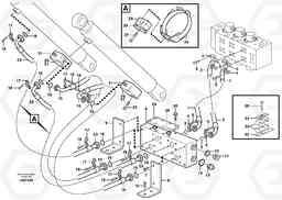 11097 Hydraulic system, boom EW140B, Volvo Construction Equipment