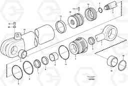 46255 Dipper arm cylinder BL60, Volvo Construction Equipment