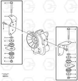 39265 Gear box housing with fitting parts BL70, Volvo Construction Equipment