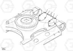 11728 Protective plate for travel motor EC160B, Volvo Construction Equipment