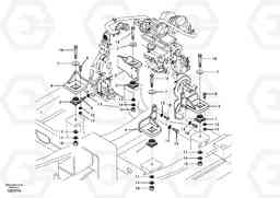 95637 Engine mount EC140B PRIME S/N 15001-, Volvo Construction Equipment
