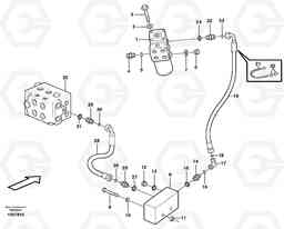 95684 Steering system L120E S/N 19804- SWE, 66001- USA, 71401-BRA, 54001-IRN, Volvo Construction Equipment