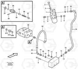 6064 Steering system L180E HIGH-LIFT S/N 5004 - 7398, Volvo Construction Equipment