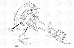 8959 Pump drive shaft - AWD G700B MODELS S/N 35000 -, Volvo Construction Equipment