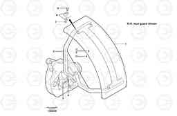 49036 Mudguards - front G700B MODELS S/N 35000 -, Volvo Construction Equipment