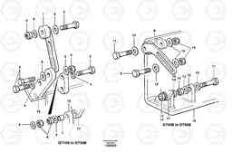 36524 Air conditioning compressor mounting brackets G700B MODELS S/N 35000 -, Volvo Construction Equipment