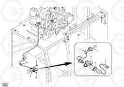 11614 Engine block heater EC160B PRIME S/N 12001-, Volvo Construction Equipment