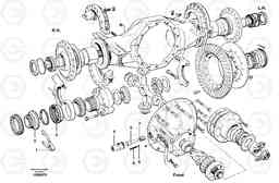 36891 Final drive - differential lock G700B MODELS S/N 35000 -, Volvo Construction Equipment
