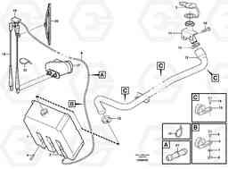 67883 Windscreen washer and wiper A30D S/N 12001 - S/N 73000 - BRA, Volvo Construction Equipment