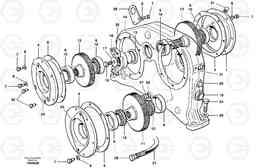 66353 Pump gearbox - AWD G700B MODELS S/N 35000 -, Volvo Construction Equipment