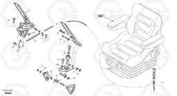 98660 Hand throttle L45B S/N 1941500 - S/N 1951500 -, Volvo Construction Equipment