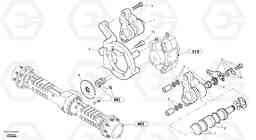 4148 Parking brake L45B S/N 1941500 - S/N 1951500 -, Volvo Construction Equipment