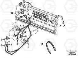 25457 Cable harness, detent, 3rd hydraulic function L120E S/N 19804- SWE, 66001- USA, 71401-BRA, 54001-IRN, Volvo Construction Equipment