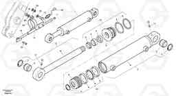 3911 Tilt cylinder L45B S/N 1941500 - S/N 1951500 -, Volvo Construction Equipment
