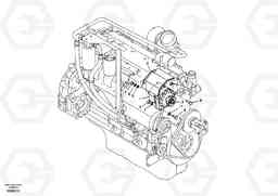 783 Alternator with assembling details EC240B SER NO INT 12641- EU & NA 80001-, Volvo Construction Equipment
