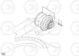 53688 Travel motor with mounting parts EC210B, Volvo Construction Equipment