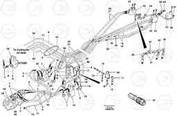 36108 Hydraulic circuit - free wheeling G700B MODELS S/N 35000 -, Volvo Construction Equipment