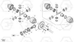 4684 Differential carrier - assy rear axle ZL502C SER NO 0503001 -, Volvo Construction Equipment
