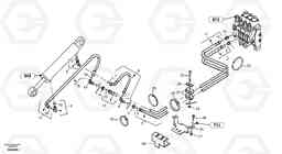 61561 Hydraulic lines - tilt hydraulic ZL502C SER NO 0503001 -, Volvo Construction Equipment