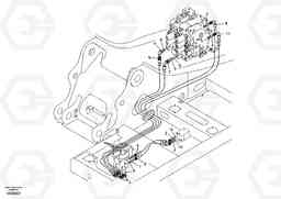 17703 Servo system, control valve to remote control valve pedal EC210B, Volvo Construction Equipment