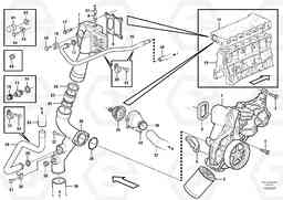 106305 Water pump and thermostat housing L150E S/N 8001 -, Volvo Construction Equipment