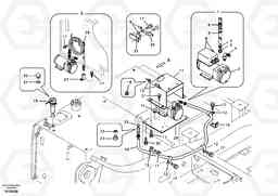 91670 Fuel filling pump with assembling details EC360B PRIME S/N 15001-/85001- 35001-, Volvo Construction Equipment
